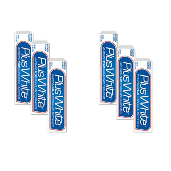 Plus White Toothpaste - 6 pack